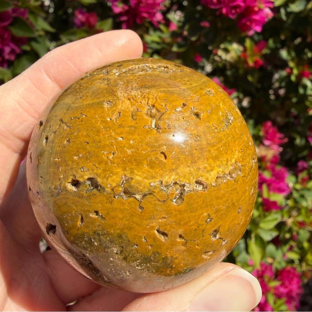 Brown Ocean Jasper Sphere